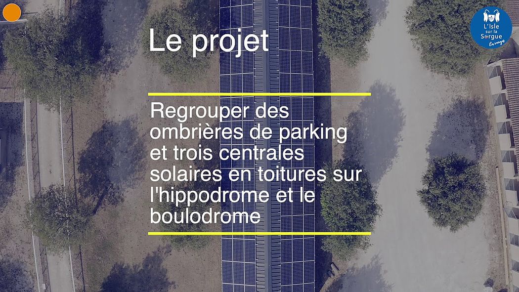 Centrale solaire à L'Isle-sur-la-Sorgue