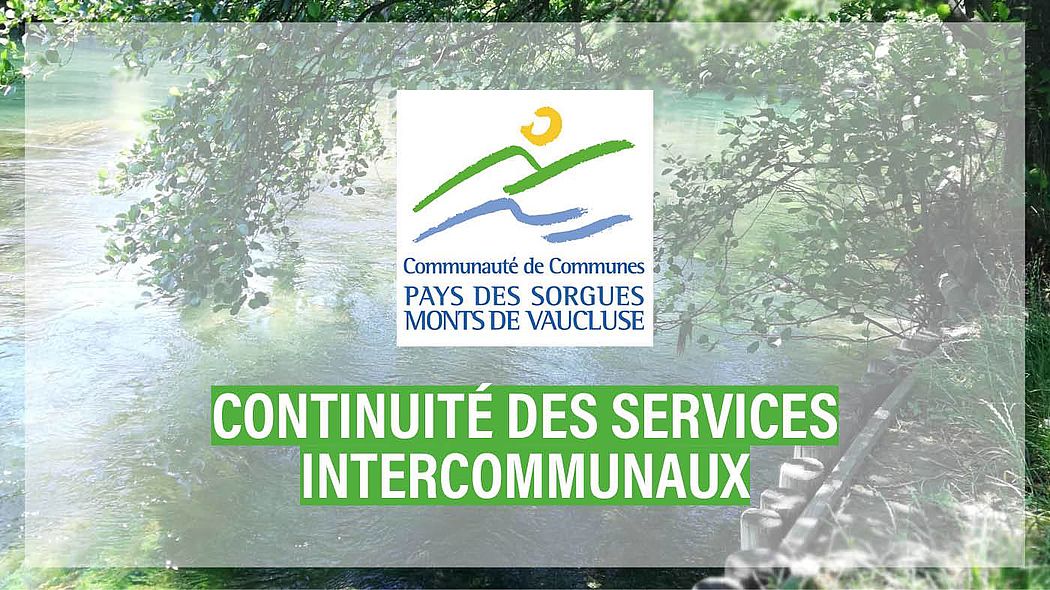 Continuité des services intercommunaux