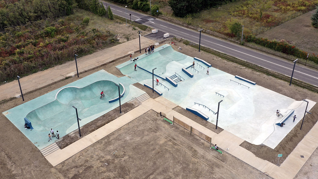 Un nouveau skate-park