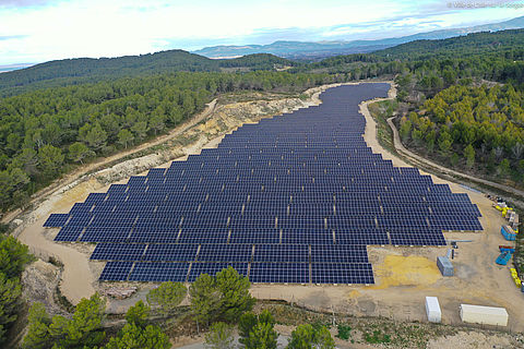 Centrale solaire des Calottes