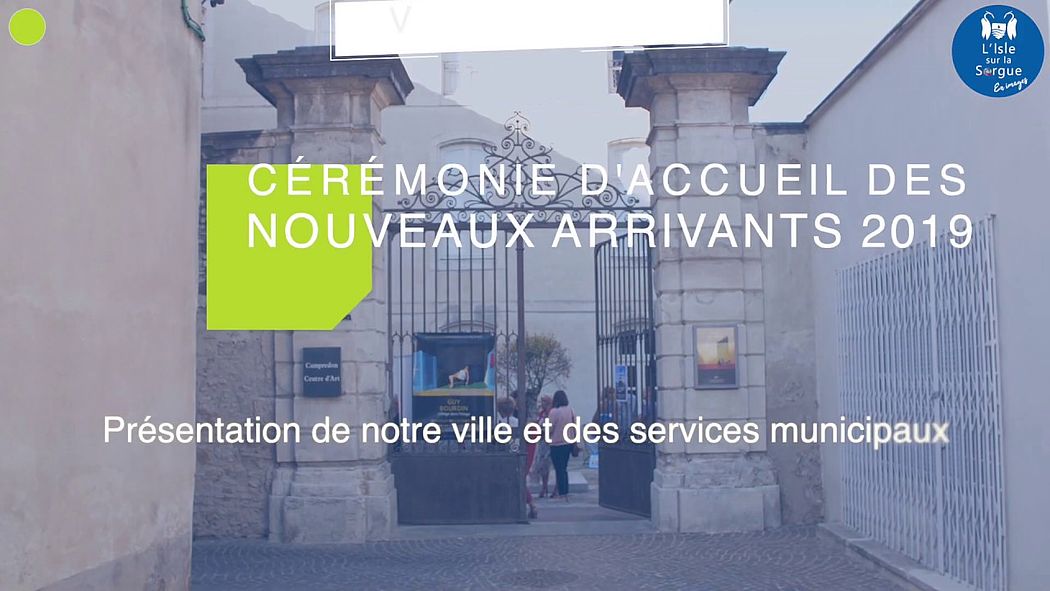 Cérémonie d'accueil des nouveaux arrivants 2019