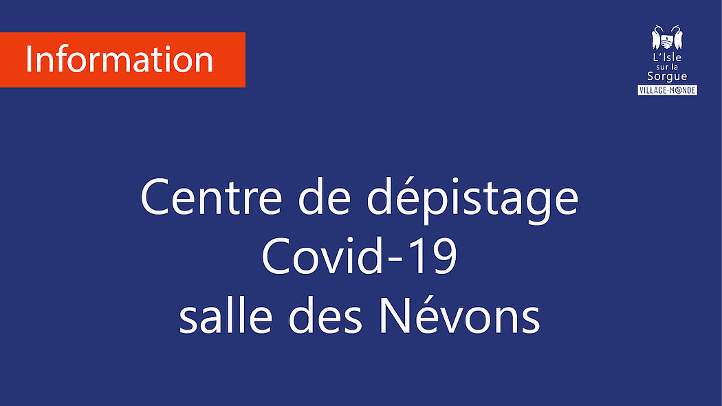 Centre de tests de dépistage